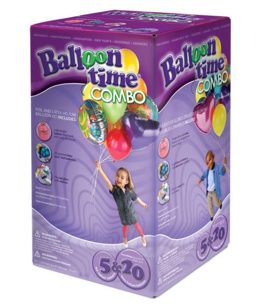 Bombola ElioWorld® con 20 palloncini + 5 FOIL giganti-0