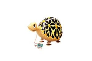 Palloncino Tartaruga 3D XXL In Alluminio Per Feste A Tema - Decorazione Per Compleanno Bambini E Baby Shower - Altezza 85cm