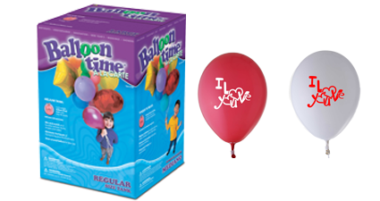 Kit ElioWorld® con 50 palloncini romantici I LOVE YOU