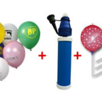 Palloncini con Logo, Pompetta e Astine