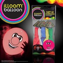 ILLOOM 5 Palloncini a LED con FACCINE-0