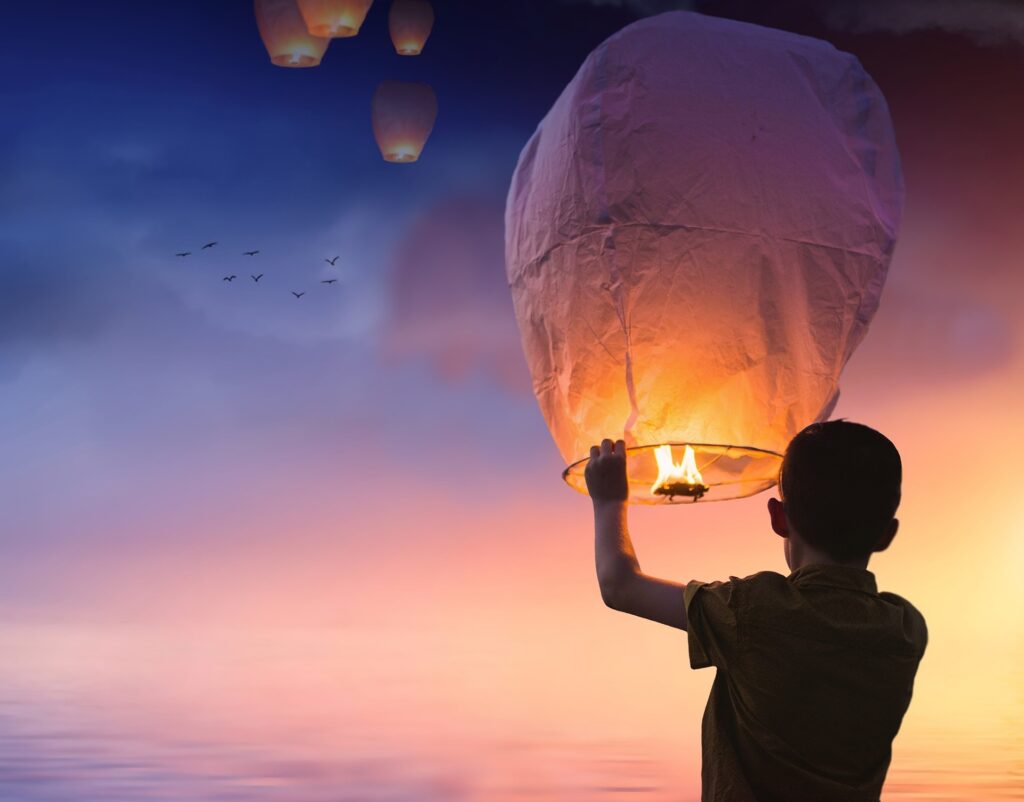 Lanterne Cinesi o Sky Lanterns